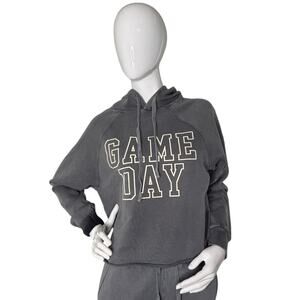 GAME DAY Mineral-Washed Hoodie Your Go-To Gear for Every Game STONE L